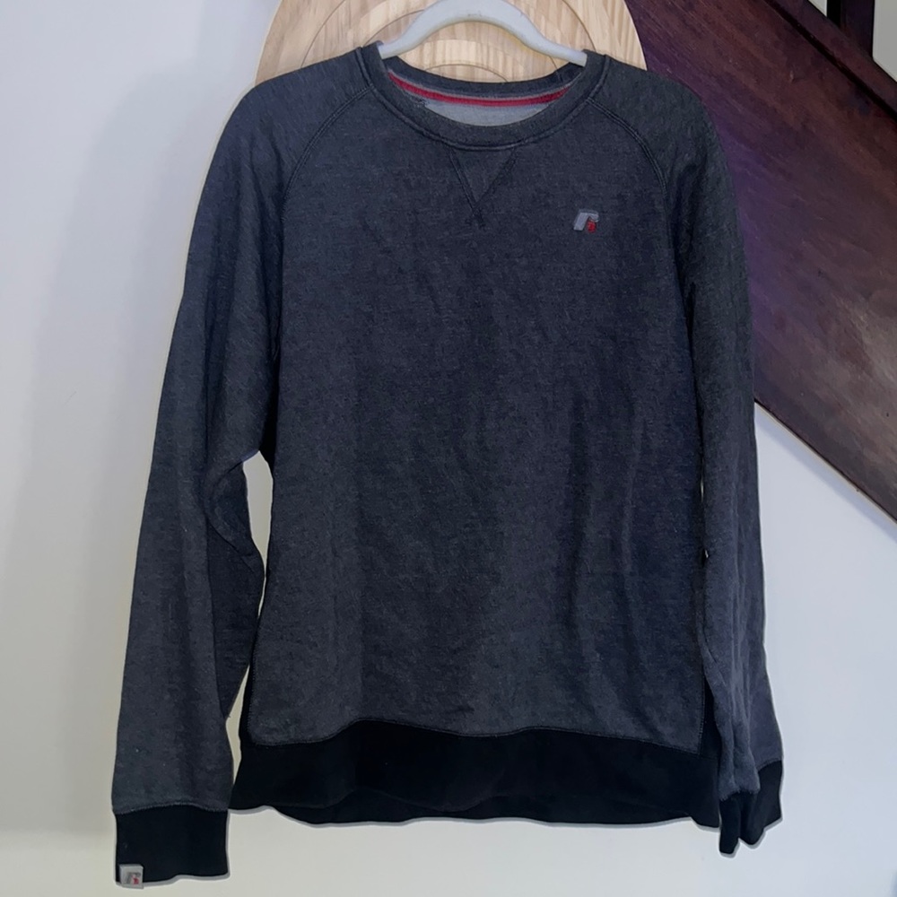 Unisex Grey & Black Sweat shirt
